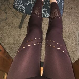 Victoria Secret leggings distressed highwaist NWT